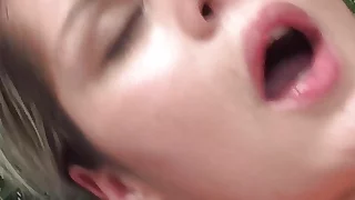 Cute Federica gets great oral and anal fucking followed by oversized cum shot