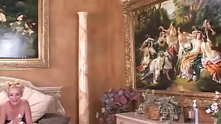 Two mature lesbians loves riding sybians and having pussies filled with toys