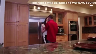 Milf Stepmom Enjoy Sex Not Her Boy In Kitchen