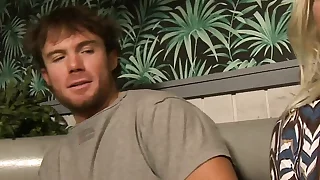 Busty stepmom fucked in a restaurant